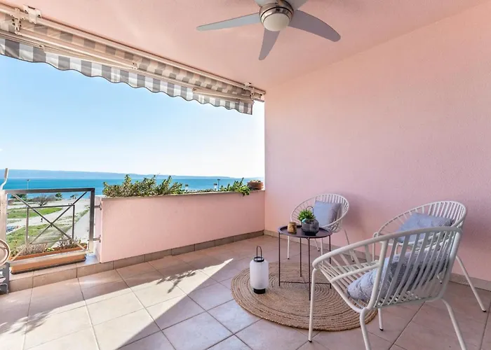 Helios Znjan - Terrace - Free Parking Готель Спліт